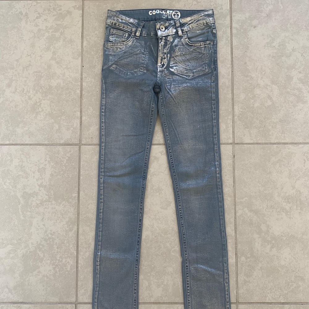 Glittery skinny jeans from Coolcat